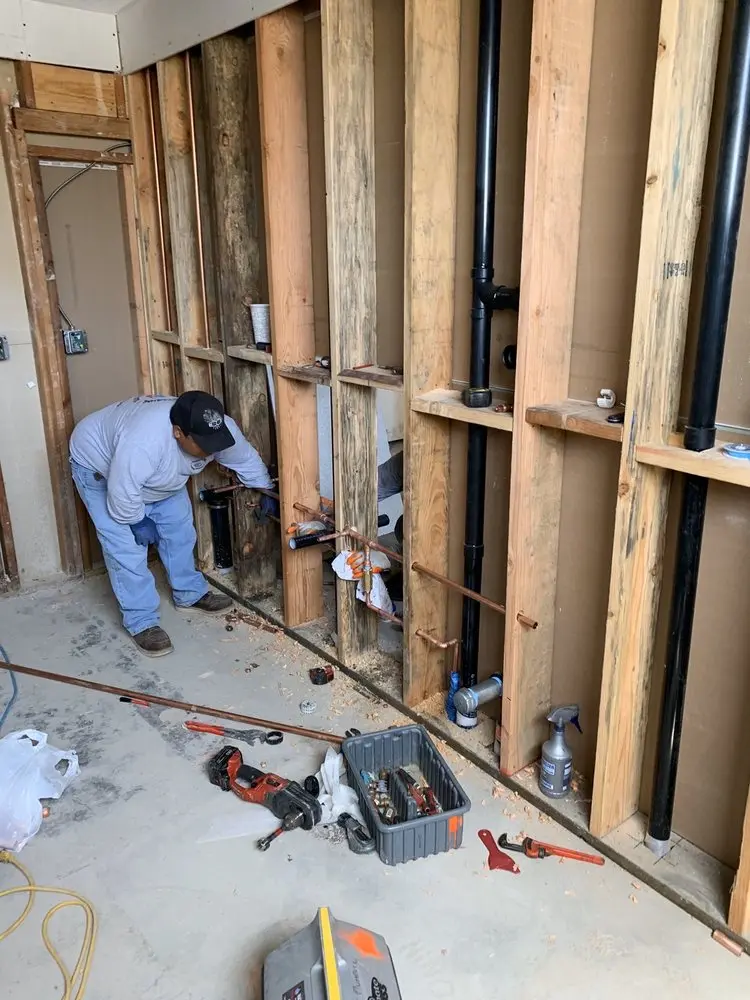 Commercial rough-in plumbing for Water Heater Replacement in Empire Estates